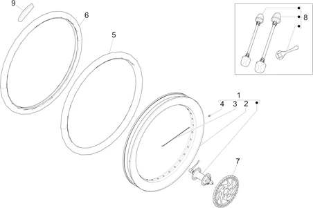 Roue avant