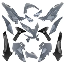CARROSSERIE/CARENAGE MAXISCOOTER ADAPTABLE YAMAHA 560 TMAX 2022>2024 GRIS NARDO (KIT 15 PIECES)