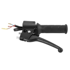 POIGNEE DE FREIN CYCLO ADAPTABLE PEUGEOT 103 MVL, VOGUE AVEC COMMODO NOIR GAUCHE  -SELECTION P2R-