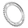 COURONNE MOTO ADAPTABLE HONDA 1000 CB R 2018>2024 525 44 DTS ACIER NOIR (DIAM 154/176/10.5) -JT SPROCKETS