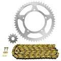 KIT CHAINE ADAPTABLE APRILIA 50 RX 1995>1998  420  12x51  (ALESAGE 105mm)  (DEMULTIPLICATION ORIGINE)  -AFAM-