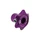 MOLETTE DE REGLAGE DE GARDE DE FREIN AVANT KRM POUR LEVIER DE MAITRE CYLINDRE RADIAL ALUMINIUM CNC VIOLET