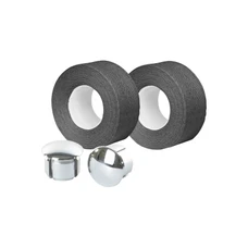 HANDLEBAR TAPE- VELOX TRESSOSTAR 90 -COTTON- DARK GREY 20mm x 2,80M (PAIR ON BLISTER)