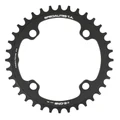 CHAINRING FOR E-BIKE - SINGLE 36teeth Ø104 BLACK TA E-ONE 4 ARMS ALU 7075 FOR BOSCH / BROSE / YAMAHA / GIANT / SHIMANO E-STEPS TA E-ONE