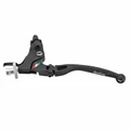 POIGNEE/LEVIER D'EMBRAYAGE MOTO ON ROAD DOMINO F.28 RACING ALU GAUCHE NOIR (LEVIER REPLIABLE)