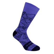 CHAUSSETTES/SOCQUETTES ETE GIST VIOLET COVERING MONTAGE 43/47 ECOLOGIQUE - HAUTEUR cm (PAIRE) -5863
