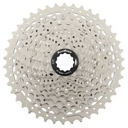 CASSETTE 11V. SUNRACE MS7 11-42 VTT POUR SHIMANO METALLIC ARGENT (11/13/15/17/19/21/24/28/32/36/42) (MONTAGE ATELIER)