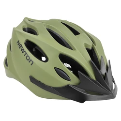 CASQUE VELO ADULTE NEWTON ROUTE/VTT SPORT VERT MILITAIRE IN-MOLD FERMETURE BOUCLE FIDLOCK TAILLE 55-58 AVEC VISIERE ET LOCK (VENDU EN BOITE)