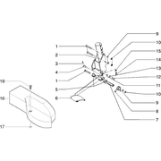 Fixation Maître Cylindre Et Pedale Du Frein (Guidon)