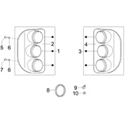Eclairages arriere - clignotants