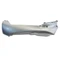LEFT SPOILER- "PIAGGIO GENUINE PART" 125-250-300-400-500 MP3 GREY 711/B -65614100EU