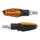 CLIGNOTANT UNIVERSEL REPLAY XRUN 2 A AMPOULE BAU9S ORANGE/NOIR (L 59mm / H 20mm / L 22mm) (HOMOLOGUE CE) (PAIRE)