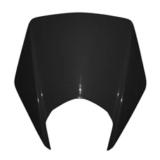 PLAQUE PHARE/TETE DE FOURCHE 50 A BOITE ADAPTABLE DERBI 50 SENDA DRD 2011> NOIR BRILLANT -P2R