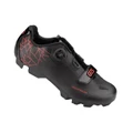 MTB CYCLING SHOE- GES MOUNTRACER2 BLACK/RED EURO 46 BOA CLOSURE SYSTEM+HOOK AND LOOP STRAPS- COMPATIBLE SPD (PAIR)