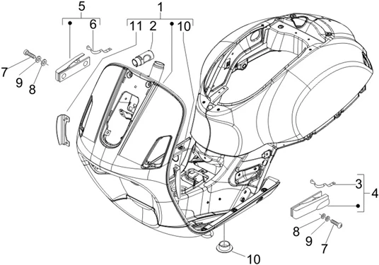 Chassis coque