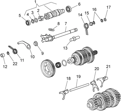 Selecteur boîte de vitesses