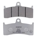 PLAQUETTE DE FREIN NISSIN POUR KAWASAKI ZX-7RR NINJA 1996>2002/HONDA CB 1300 SF 1998>2000/YAMAHA 750 YZF-R7 1999>2001/BUELL 1200 S1, S3, X1, M2/MV AGUSTA 750 F4 1999>2002 AV (A0390) (SEMI METAL)  -ECE R90-