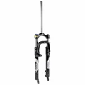 FOURCHE VTT 27.5 " ZOOM 386MLO A RESSORT NOIR REGLABLE/BLOCABLE DEB. 60MM PIVOT LISSE 296mm 1''1/8-28,6 EXTERIEUR COMPATIBLE V-BRAKE/DISQUE
