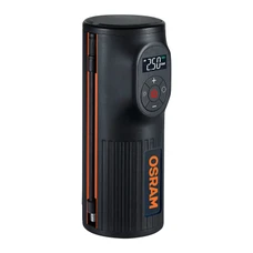 COMPRESSEUR/GONFLEUR/POMPE UNIVERSEL MULTIFONCTIONS TYRE INFLATE 2000 (12V) (FONCTION ECLAIRAGE, BATTERIE DE SECOURS) (INCLUS SUPPORT POUR VELO) CHARGEMENT USB -OSRAM