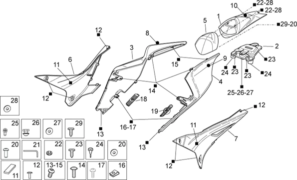 Carrosserie posterieure I