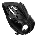 CARENAGE/TABLIER AV SCOOT ADAPTABLE MBK 50 STUNT/YAMAHA 50 SLIDER NOIR BRILLANT (PARTIE OTIQUE)  -P2R-