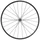 WHEEL FOR ROAD BIKE 700 SHIMANO RS370 DISC CENTERLOCK AXLE 12/100mm FRONT-BLACK (RIM HEIGHT 23mm) TUBELESS