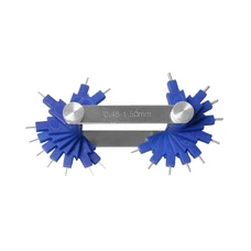 OUTIL POUR JAUGER ET NETTOYER LES GICLEURS DE 0,45 à 1,5mm (20 EMBOUTS) -BUZZETTI