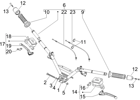 Guidon - Maître cylindre