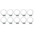 COLLIER DE SERRAGE METAL A CREMAILLERE 32 A 50mm (SACHET DE 10 PIECES) LARGEUR 9mm -P2R