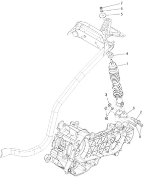 Suspension arrière - Amortisseur/s