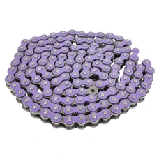 CHAINE MOTO VOCA 420 RENFORCE COULEUR VIOLET 136 MAILLONS