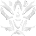 CARROSSERIE/CARENAGE MAXISCOOTER ADAPTABLE HONDA 125 PCX 2018>2020 BLANC PERLE (KIT 15 PIECES) -P2R