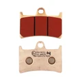 PLAQUETTE DE FREIN NEWFREN POUR YAMAHA 600 YZF-R6 1999> AV, 700 MT-07 2014> AV, 800 FZ8 N 2011> AV, 900 MT-09 2017> AV, 1000 FZ1 2006>2012 AV, 1300 XJR 1999>2011 AV (FD0190TS) (TOURING METAL FRITTE)