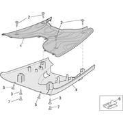 Carrosserie centrale II - r. pieds