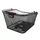 REAR BASKET - STEEL MESH- CITY KLICKFIX KORBKLIP - BLACK - CAN BE ADAPTED ON ANY CARRIER WITH CLIPS - 20Lt (41X31X21cm)