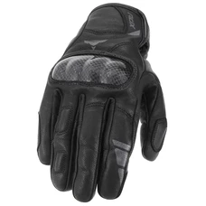 GANTS ALL SEASON ADX DAYTONA CUIR NOIR AVEC COQUE CARBONE T10 (L) (HOMOLOGUE EN 13594:2015)