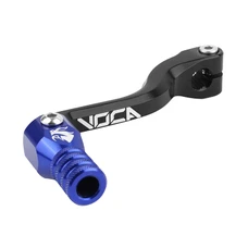 SELECTEUR DE VITESSE VOCA RACING MINARELLI 50 AM6/BETA 50 RR/RIEJU 50 MRT/SHERCO 50 SM-R, SE-R ALU CNC NOIR/BLEU (PLIABLE)