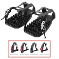 PEDALE ROUTE / VTT RESINE POUR ADAPTER SUR CALES LOOK - SHIMANO ET AUTRES POUR PEDALER SANS LES CHAUSSURES DE VELO (PAIRE)