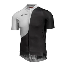 MAILLOT DT SWISS HOMME MANCHES COURTES NOIR/BLANC L (OFFRE SPECIALE)