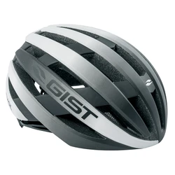 CASQUE VELO ADULTE GIST ROUTE REVOL BLANC/NOIR FEMME ET JUNIOR FULL IN-MOLD TAILLE 54-58 REGLAGE MOLETTE