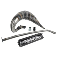 POT 50 A BOITE VOCA CROSS ROOKIE POUR DERBI 50 SENDA, SENDA DRD/APRILIA 50 RX, SX (PASSAGE HAUT - SILENCIEUX ALU NOIR)