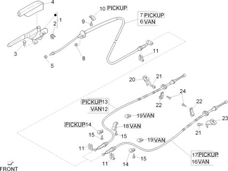 Frein de stationnement
