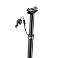 DROPPER SEATPOST FOR MTB - SWITCH SW-125 ALUMINIUM BLACK Ø 30.9 Lg420mm (ADJUSTMENT ON THE HANDLEBAR/INTERNAL CABLE - TRAVEL 125mm.