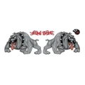 AUTOCOLLANT/STICKER LETHAL THREAT SIDEVIEW BULLDOG (70x250mm)