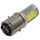AMPOULE/LAMPE A LED 12V 3,5W CULOT BA20d 156 LUMENS ECLAIRAGE BLANC (PROJECTEUR) (VENDU A L'UNITE) -P2R