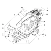 Logement casque - Dessous de selle 