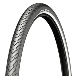 TYRE FOR URBAN/TREKKING BIKE- 700 X 28 MICHELIN PROTEK BLACK RIGID (28-622) REFLECTIVE
