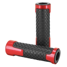 GRIP "NO SLIP" FOR MOTORBIKE -FOR YAMAHA 700 MT-07 ANODIZED RED (PAIR) -AVOC