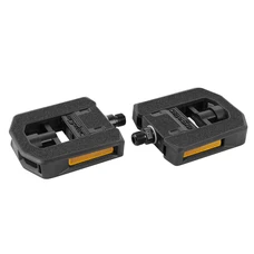 PEDALE CITY ERGOTEC PLIANTE ALU/RESINE NOIR 9/16 (PAIRE SUR CARTE) 100x102mm