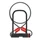 ANTITHEFT FOR BICYCLE -U LOCK ZEFAL K-TRAZ U13 - COMBINATION LOCK- 115x230mm Ø 13mm +EXTENDER 1.2M WITH CLIP BRACKET- SECURE LEVEL SILVER - ideal for ebike - 2 Stars Fub Approved